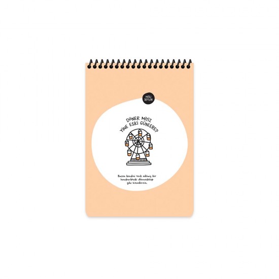 KESKİN 500573 HİSLİ ŞEYLER A5 80YP ÇİZGİLİ ÜSTN SPR KRTN KPK NOT DEF DÖNER MİYİZ YİNE ES