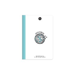 KESKİN 500640 16X22 A5 80YP ÇİZGİLİ HİSLİ ŞEYLER RENKLİ SAYFA MAVİ DEF