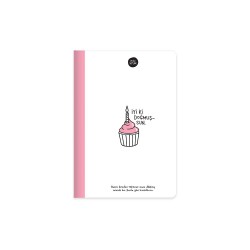 KESKİN 500642 A5 80YP ÇİZGİLİ HİSLİ ŞEYLER RENKLİ SAYFA PEMBE DEF