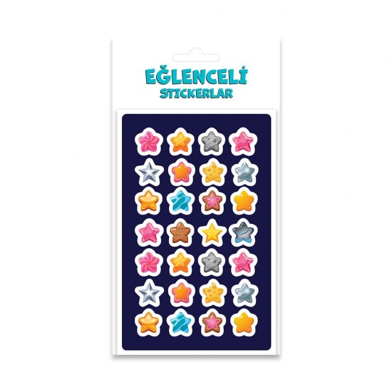 KESKİN 221207 ORTA BOY PUFFY STİCKER-YILDIZ