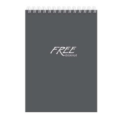 KESKİN 145004 BLOKNOT FREE OFFİCE SPİRALLİ A4 80YP ÇİZGİLİ