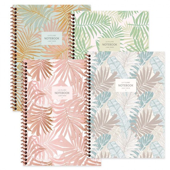 KESKİN 385261-99 A6 50YP ÇİZGİLİ LA PLUME LEAVES SPR KRTN KPK DEF