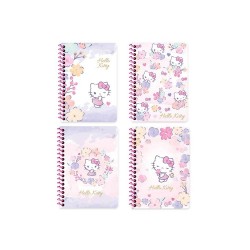 KESKİN 140400-08 BLOKNOT HELLO KITTY SPİRALLİ A6 80YP ÇİZGİLİ