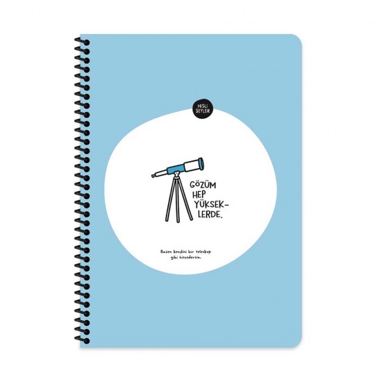 KESKİN 500518-99 A4 80YP KARELİ HİSLİ ŞEYLER SPR STICKERLİ DEF GÖZÜM YÜKSEKLERDE