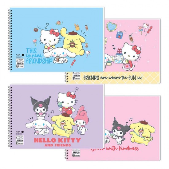 KESKİN 300115-13 17X25 15YP SPR .RESİM DEFTERİ HELLO KİTTY