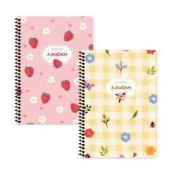 KESKİN 410010-99 17X24 SERT KAPAK SPİRALLİ SÜRESİZ AJANDAM