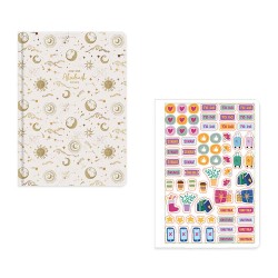 KESKİN 600095 17X24 AKADEMİK CİLTLİ AJANDA LUNAR 2025-2026