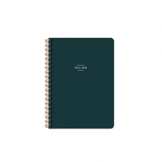KESKİN 600115 16X23 SPR AKADEMİK AJANDA YEŞİL 2025-2026