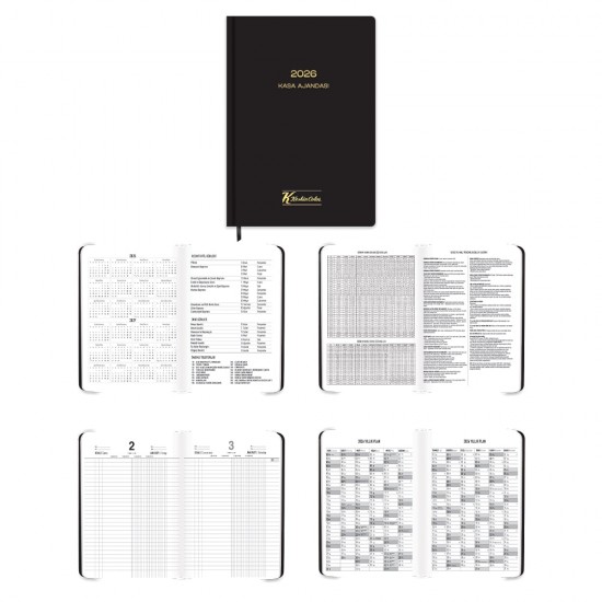 KESKİN 600127-99 2026 17X24 TİCARİ KASA AJANDASI