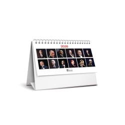 KESKİN 600129-99 2026 MTK-822 KARTON ÜÇGEN MASA TAKVİM ATATÜRK