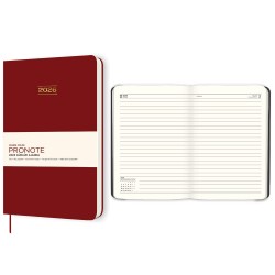 KESKİN 600185-99 2026 A5 PRONOTE GÜNLÜK AJANDA BORDO