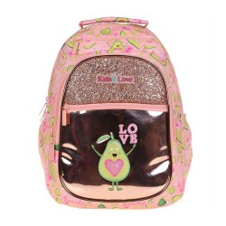 KAUKKO L5096 KIDS&amp;LOVE SIRT ÇANTASI AYNALI-TAŞLI AVOCAD