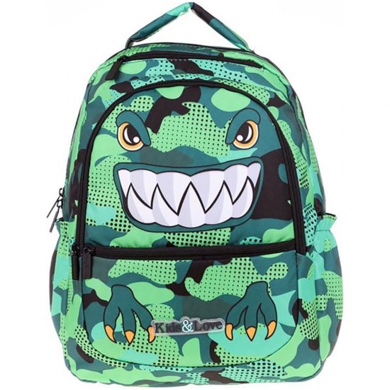 KAUKKO L5121 KIDS&amp;LOVE SIRT ÇANTASI SQUARE DINOSAUR