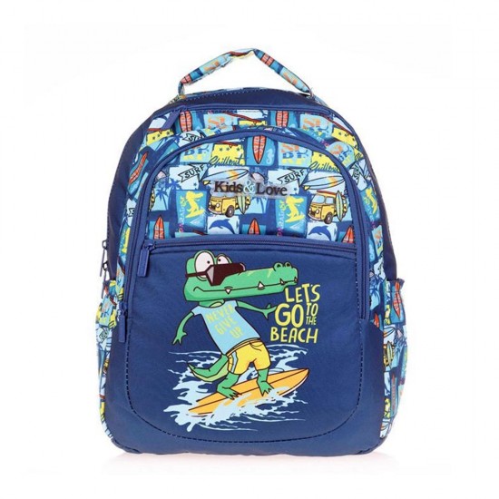 KAUKKO L5126 KIDS&amp;LOVE SIRT ÇANTASI FAST CROCODILE