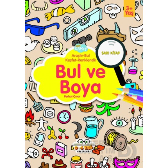 06 YAŞ YAYINLARI / BUL VE BOYA - SARI KİTAP
