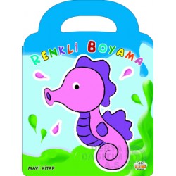 06 YAŞ YAYINLARI / RENKLİ BOYAMA - MAVİ KİTAP