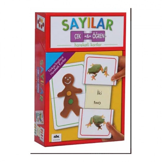 ABC / ÇEK ÖĞREN (HAREKETLİ KARTLAR) TAKIM KUTU 5 KİTAP