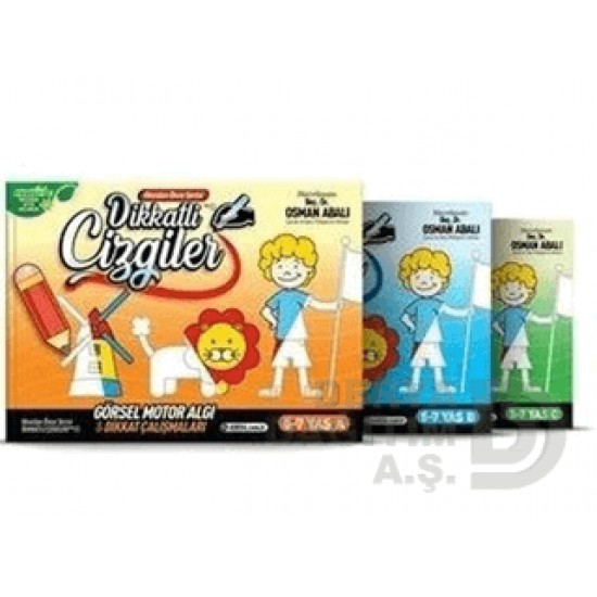 ADEDA /  DİKKATLİ ÇİZGİLER (A.B.C.) 5 - 7  YAŞ