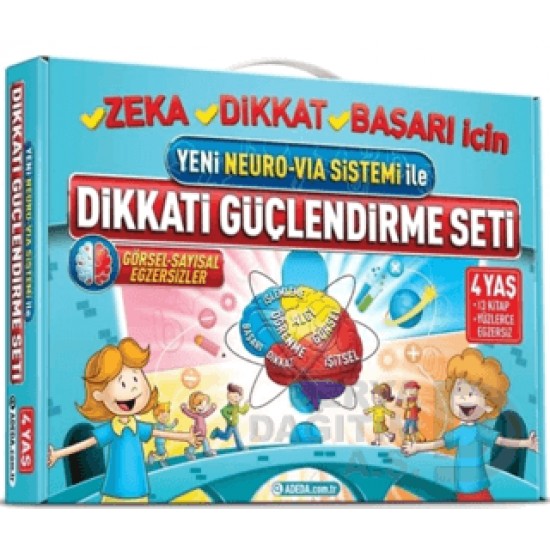 ADEDA /  DİKKAT GÜÇLENDİRME SETİ 4 YAŞ - KUTU