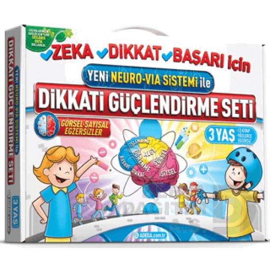 ADEDA /  DİKKAT GÜÇLENDİRME SETİ 3 YAŞ - KUTU