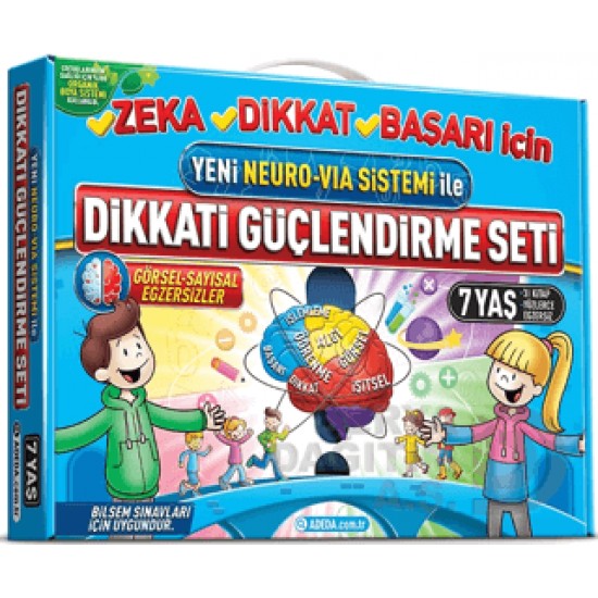ADEDA /  DİKKAT GÜÇLENDİRME SETİ 7 YAŞ - KUTU