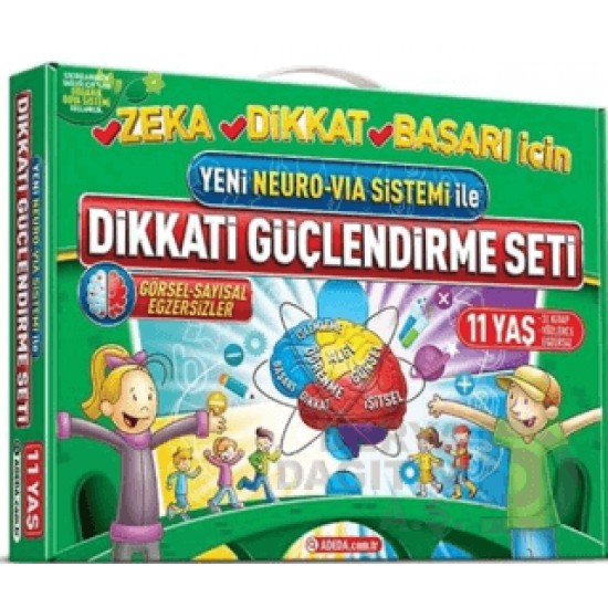 ADEDA /  DİKKAT GÜÇLENDİRME SETİ 11 YAŞ - KUTU
