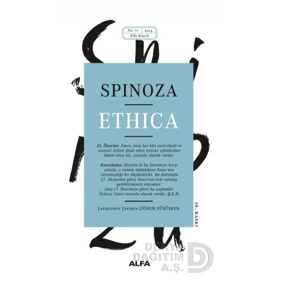 ALFA / ETHİCA ( SPİNOZA )