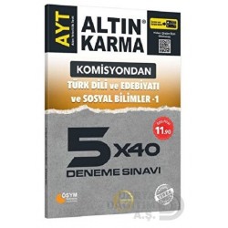 ALTIN KARMA / AYT KOMİSYONDAN TÜRK DİLİ 5X40 DENE