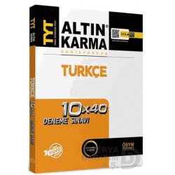 ALTIN KARMA /   TYT   TÜRKÇE 10X40 DENEME SINAVI