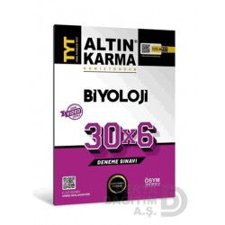 ALTIN KARMA /   TYT BİYOLOJİ 30X6 DENEME SINAVI
