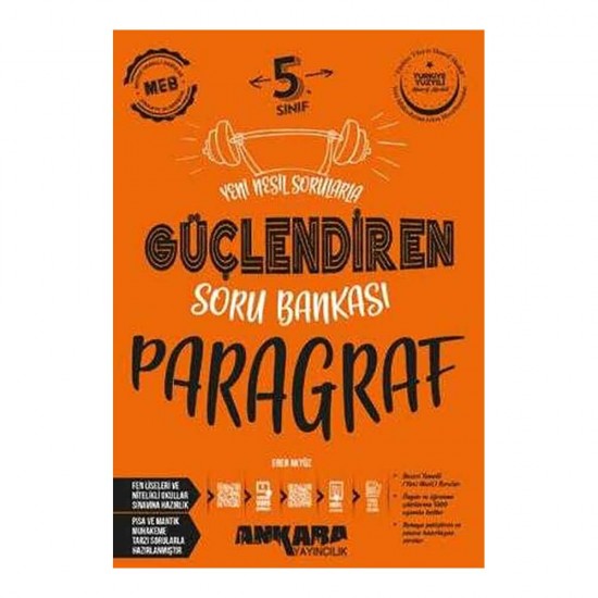 ANKARA YAY /   5. SINIF GÜÇLENDİREN PARAGRAF SORU BANK.....