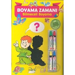PARILTI / BİLMECELİ BOYAMA KALEMLİ