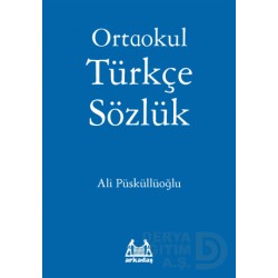 ARKADAŞ / ORTAOKUL TÜRKCE  SÖZLÜK  (MAVİ KORTON KAPAK)