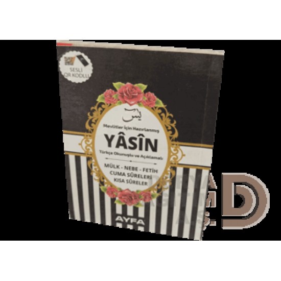 AYFA /  YASİN - ÇANTA BOY (TÜRKÇELİ 80 SAYFA SİYAH RENK KOD.080)