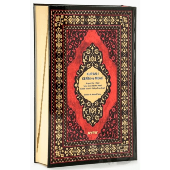 AYFA / KURANI KERİM VE MEALİ - RAHLE BOY (5 RENKLİ KOD.085)