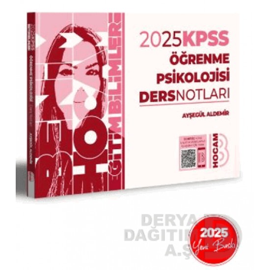 BENİM HOCAM /  KPSS 2023  EĞİTİM BİLİMLERİ (ÖĞRENME PSİ.63114 )VİD.DERS NOTLARI(İADESİZ)