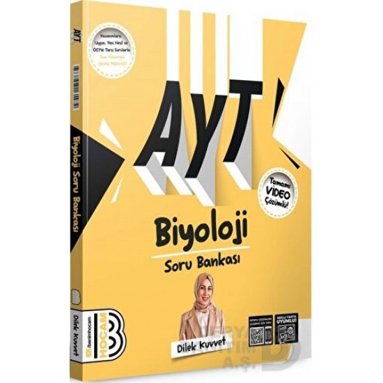 BENİM HOCAM /  AYT 2024 BİYOLOJİ SORU BANKASI (VİD.ÇÖZÜMLÜ)