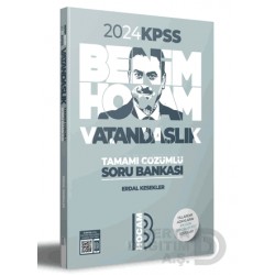 BENİM HOCAM /   KPSS 2024 VATANDAŞLIK SORU BANKASI (İADESİZ)
