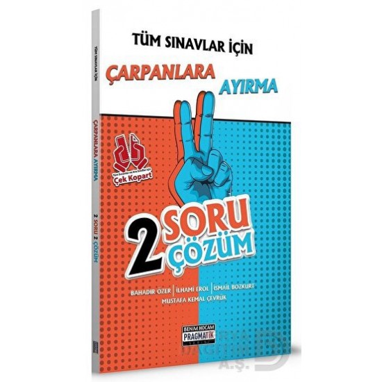 BENİM HOCAM / ÇARPANLARA AYIRMA 2 SORU ÇÖZÜM