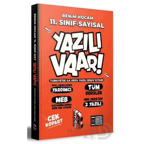 BENİM HOCAM / 11.SINIF YAZILI VAR KAMPANYALI SAYISAL ÇEK KOPART