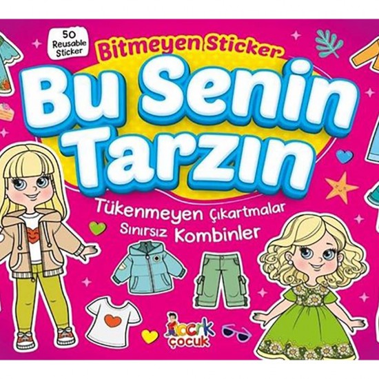 BICIRIK /  BİTMEYEN STICKER KİTABI -50 ÇIKARTMA