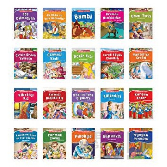 BICIRIK /  EN ÇOK SEVİLEN MİNİK KLASİKLER (FABL.20.KİTAP TAKIM)