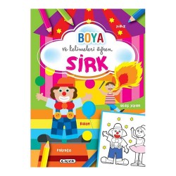 ÇİÇEK /  BOYA VE KELİMELERİ ÖĞREN - SİRK