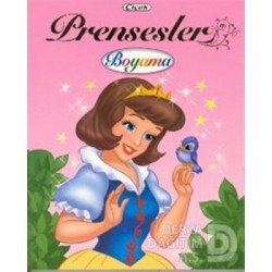 ÇİÇEK / PRENSESLER BOYAMA -4
