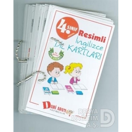 DAHİ ADAM /  4.SINIF RESİMLİ İNGİLİZCE DİL KARTLARI