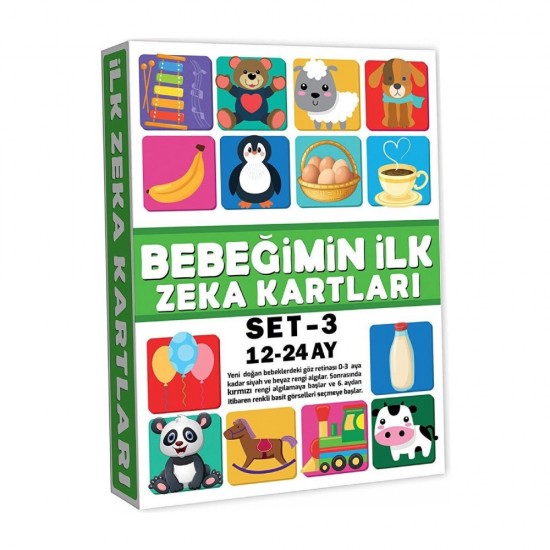 DIYTOY 2212 EĞİTİCİ KARTLAR 12-24 AY ZEKA KARTLARI