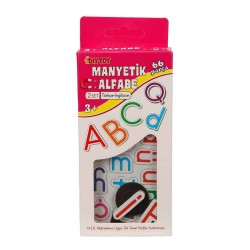 DIYTOY 2866 MANYETİK ALFABE TÜR-İNG 66 PARÇA