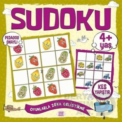 DOKUZ / ÇOCUKLAR İÇİN SUDOKU KES YAPIŞTIR 4+ YAŞ