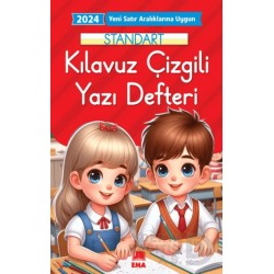 EMA KİTAP /  STANDART KLAVUZ ÇİZGİLİ YAZI DEFTERİ 2024 (17X24)