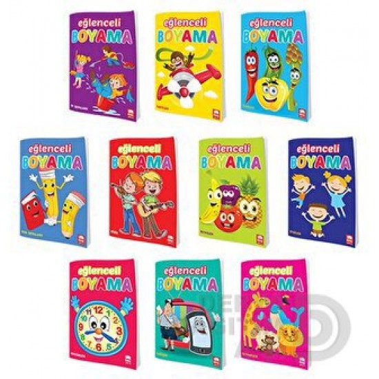 EMA KİTAP / EĞLENCELİ  BOYAMA (10 KİTAP TAKIM)